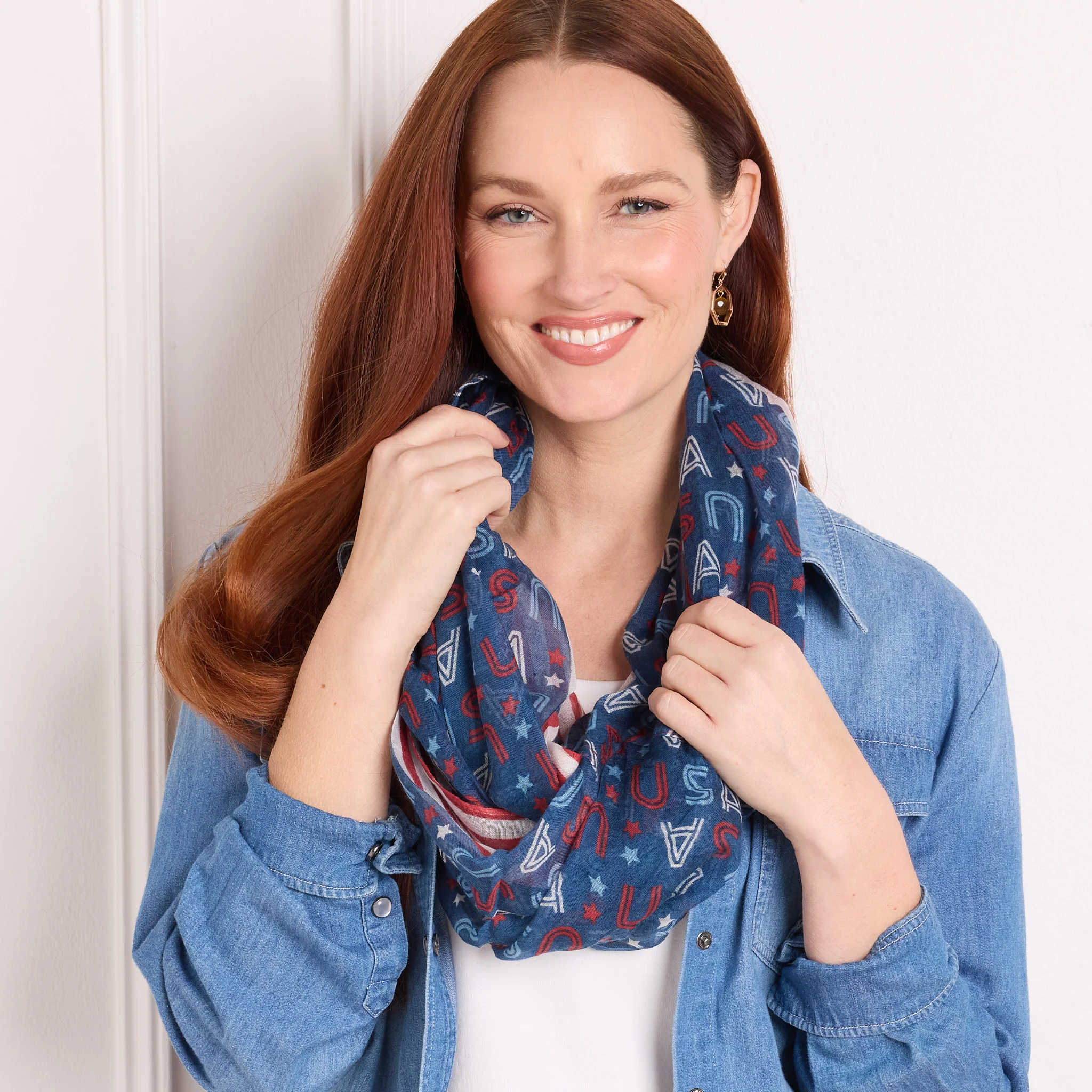 Americana USA Infinity Scarf