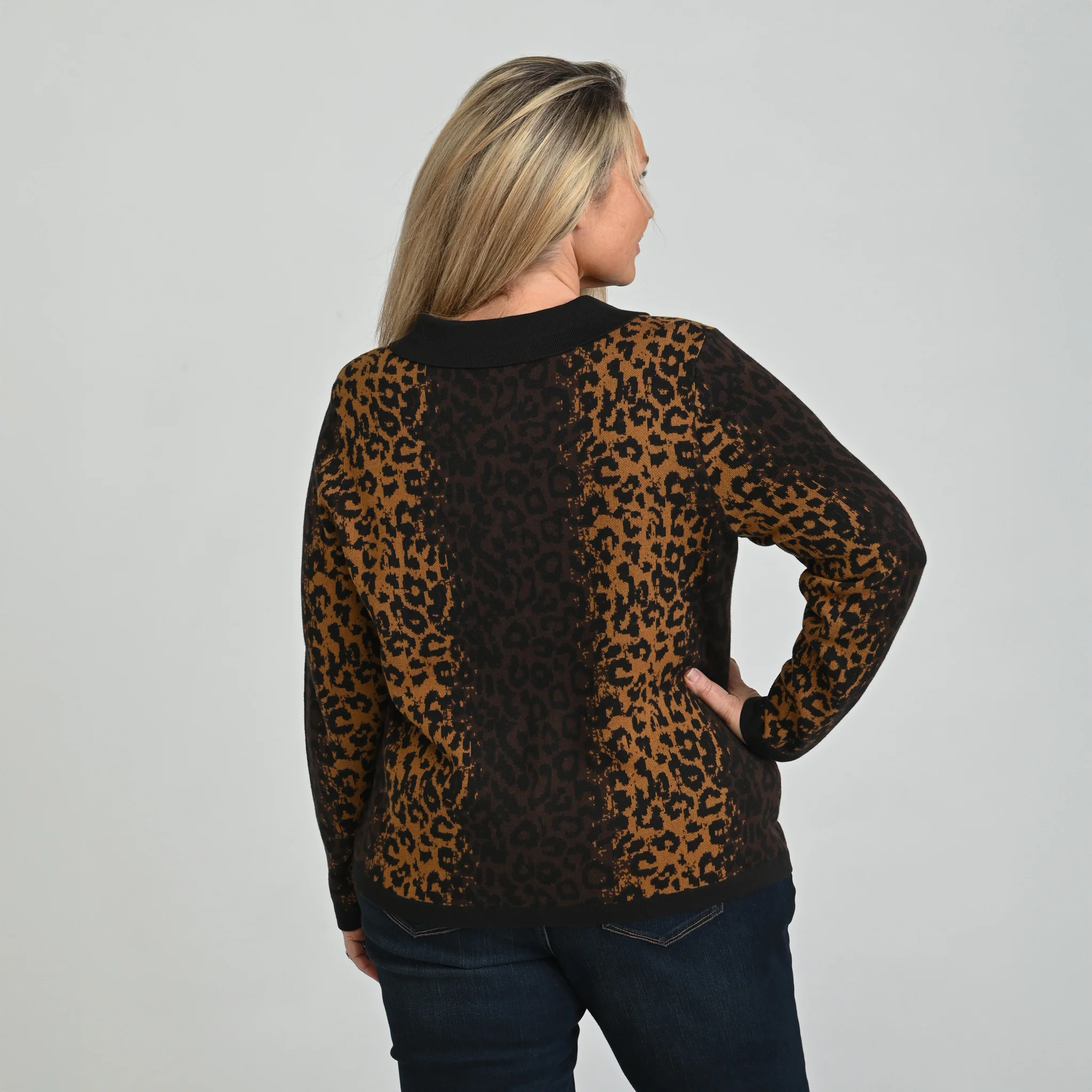 Animal Print Cardigan - Image 8