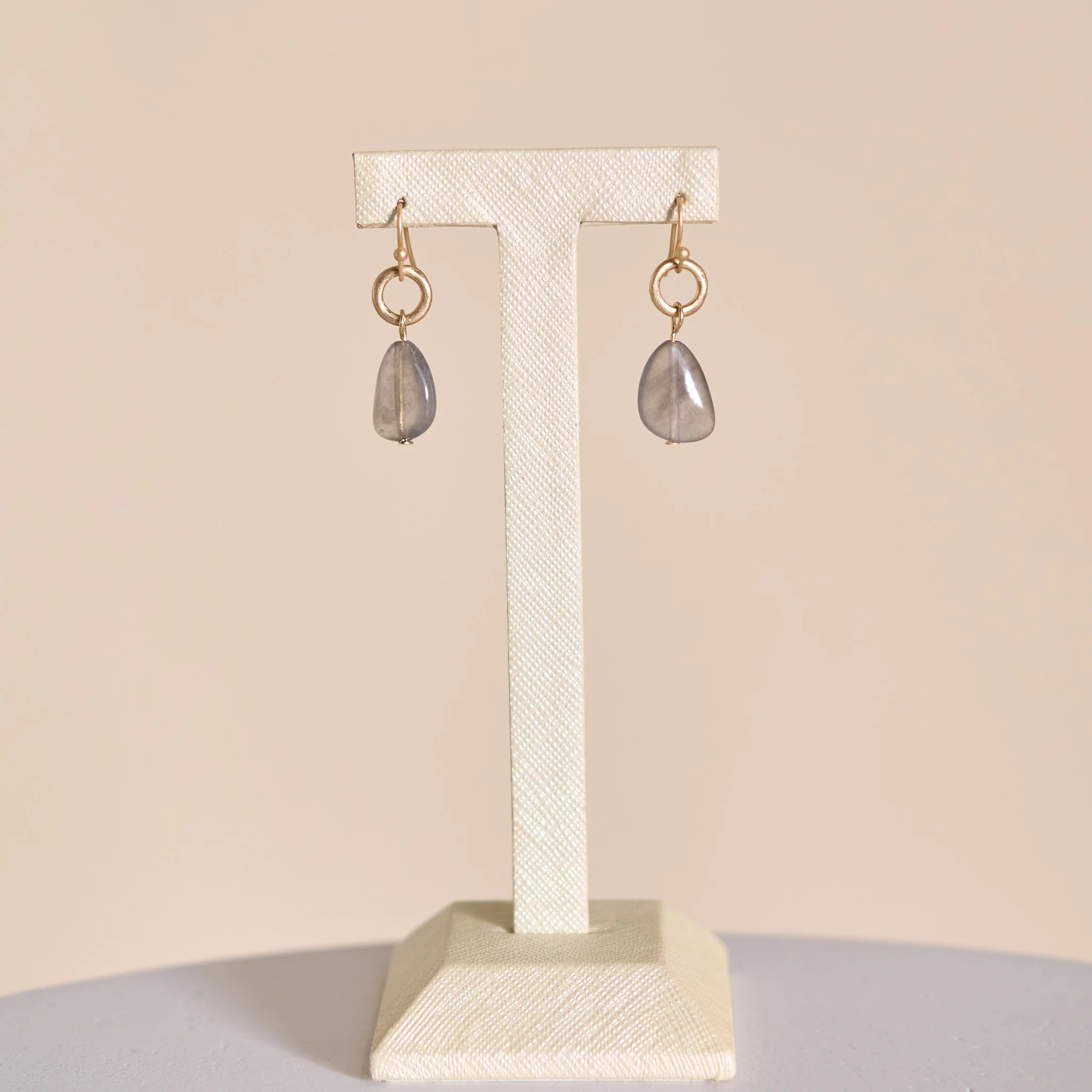 Circle Long Pendant Earring