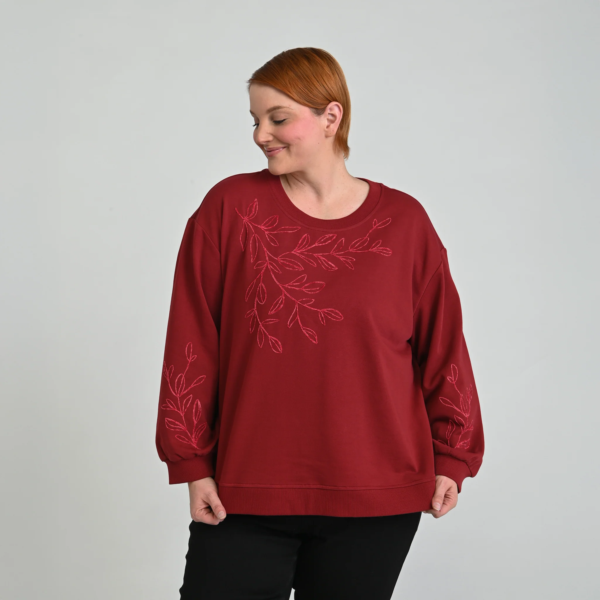 Embroidered French Terry Sweatshirt - Image 6