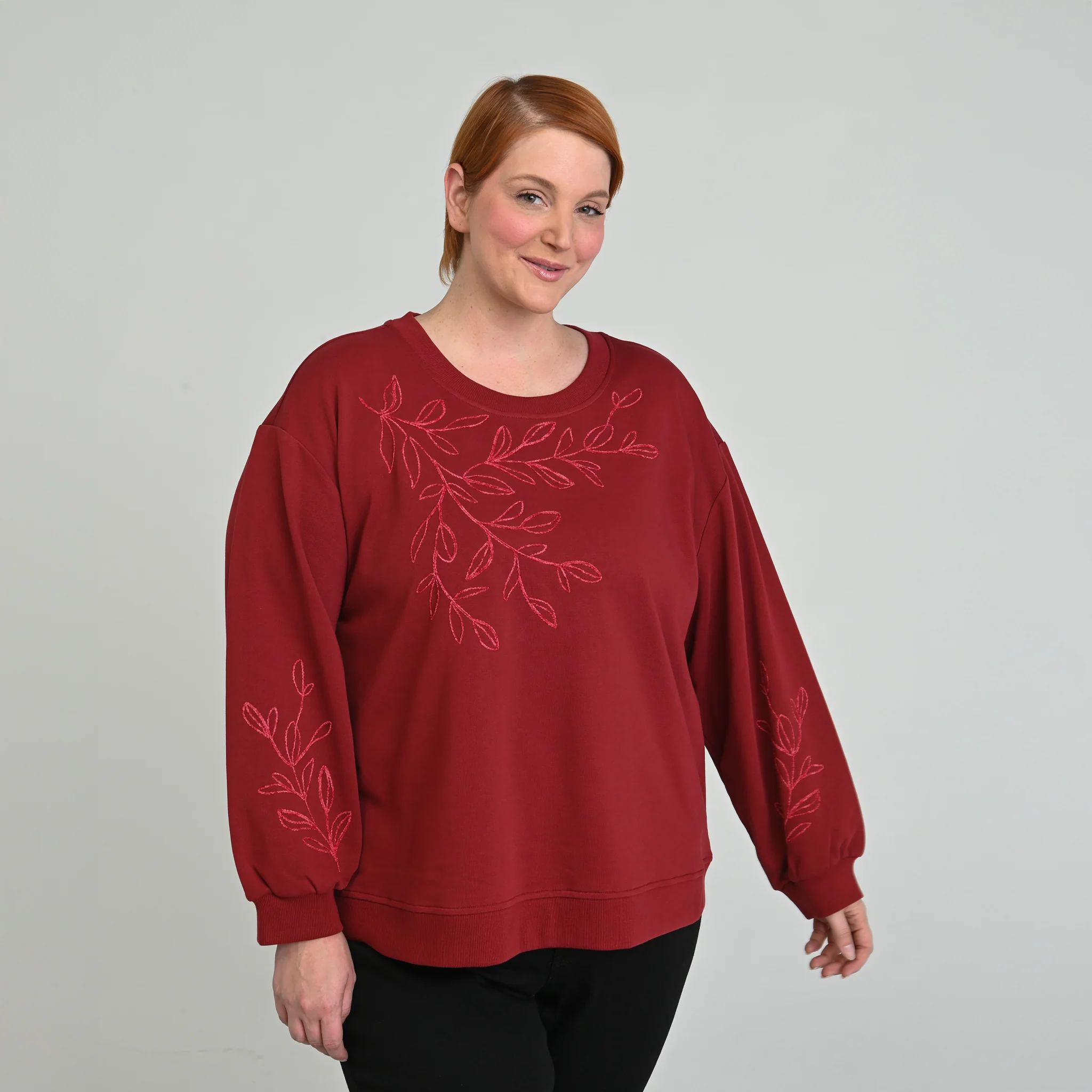 Embroidered French Terry Sweatshirt - Image 8