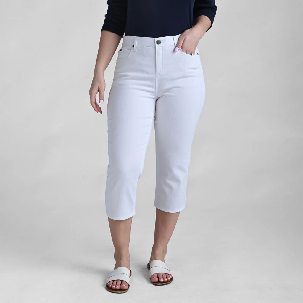 Everyday Denim Relaxed Fit Capri - Image 3