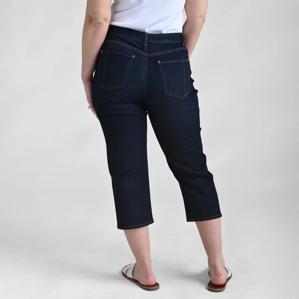 Everyday Denim Relaxed Fit Capri - Image 5