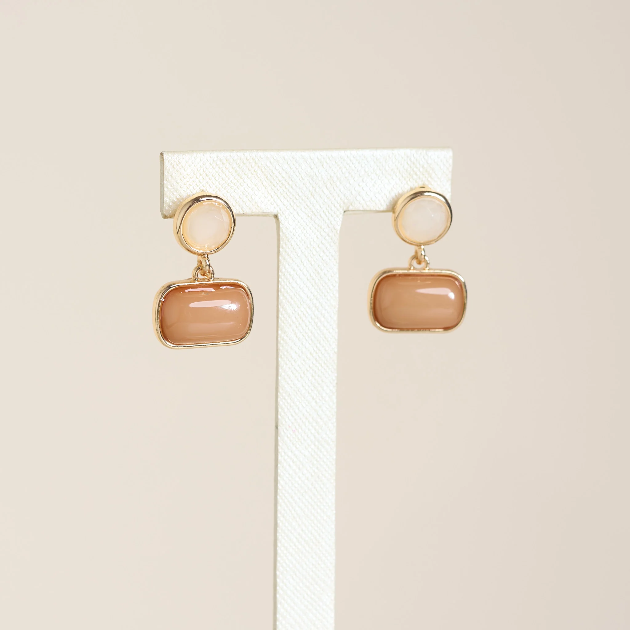 Pendant Drop Multi Color Earrings - Image 2