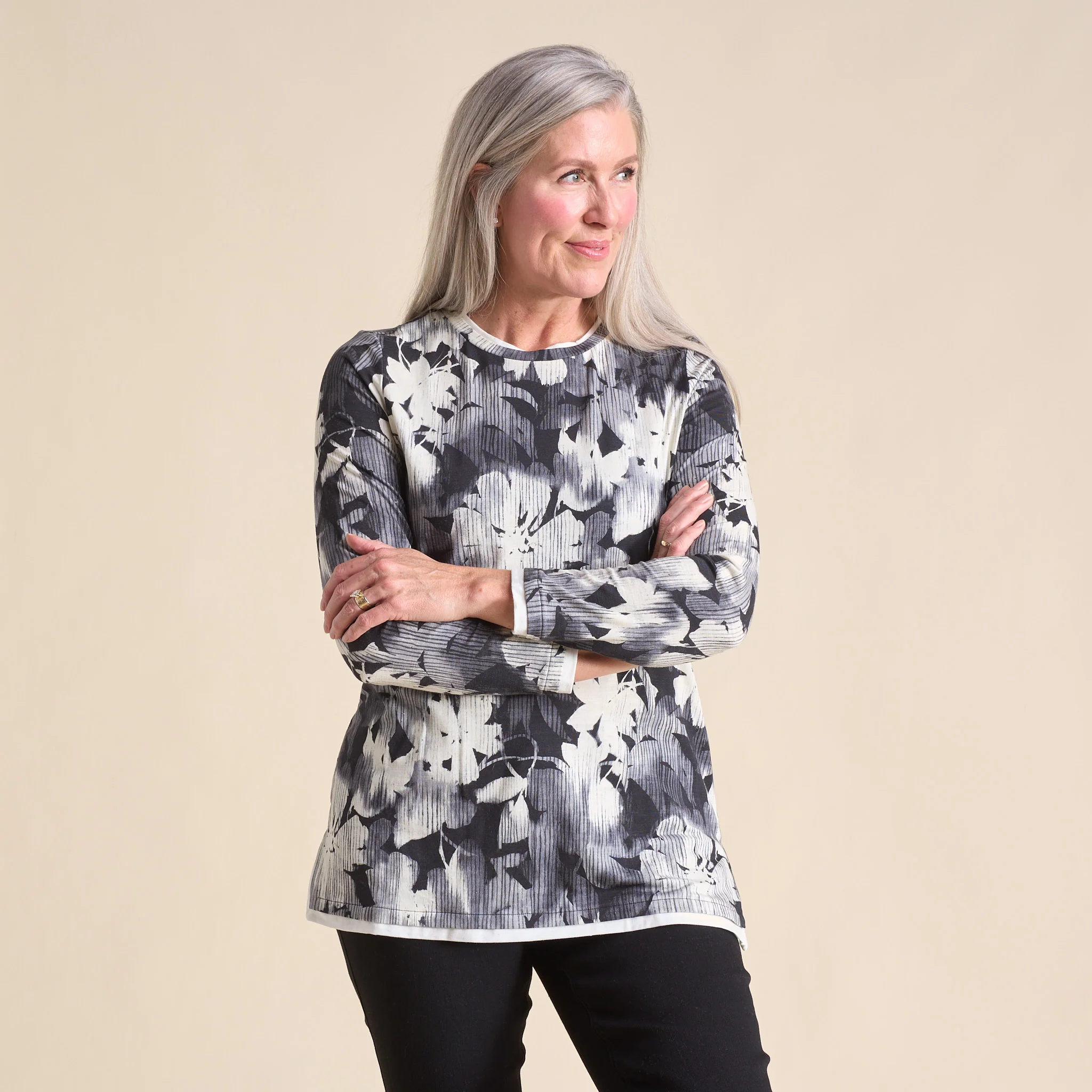 Relaxed Restyled Floral Print Tunic - Image 6
