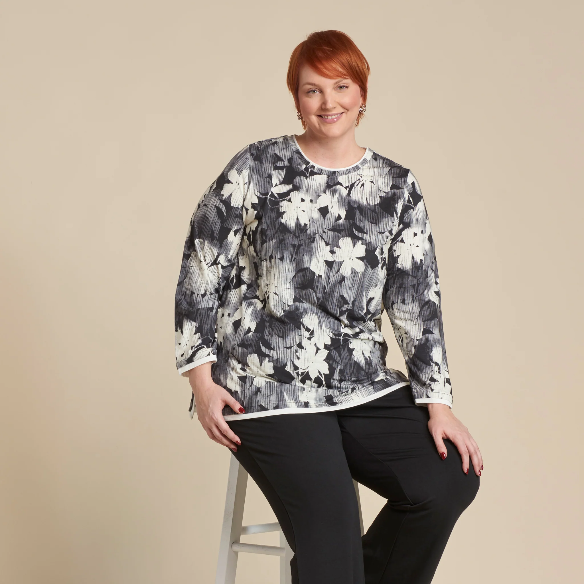 Relaxed Restyled Floral Print Tunic - Image 7