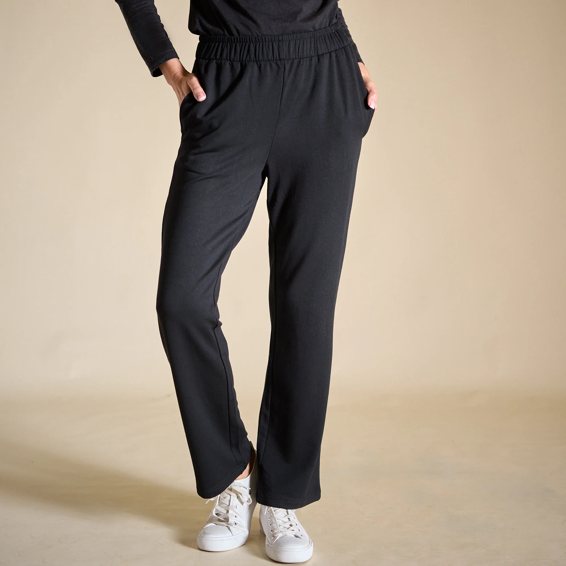 Relaxed Restyled Pull On Straight Leg Pant
