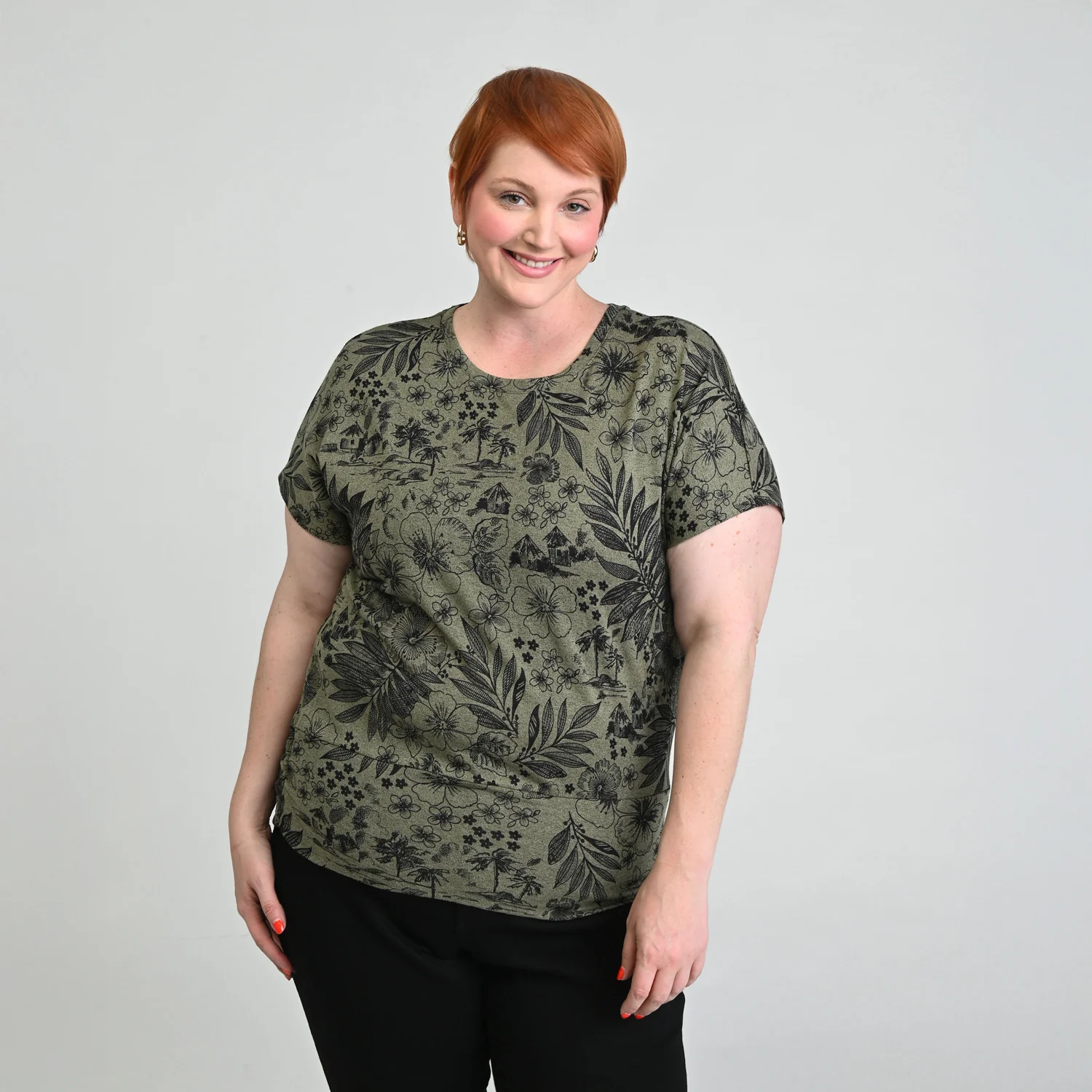 Ruched Banded Hem Top - Image 7