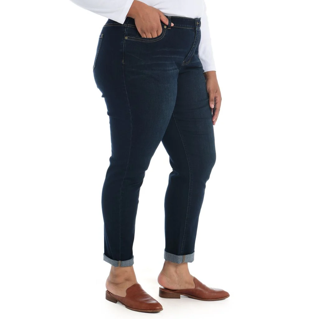 Signature Slimming Shaped Fit Tapered Leg Jean - Medium Stonewash - Image 7