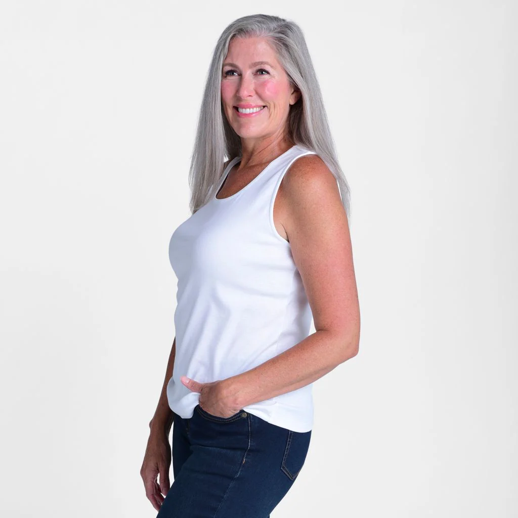 Sleeveless Scoop Neck Perfect Tank - Image 16