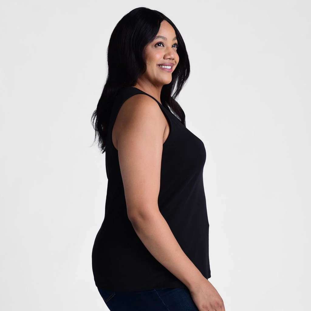 Sleeveless Scoop Neck Perfect Tank - Image 18
