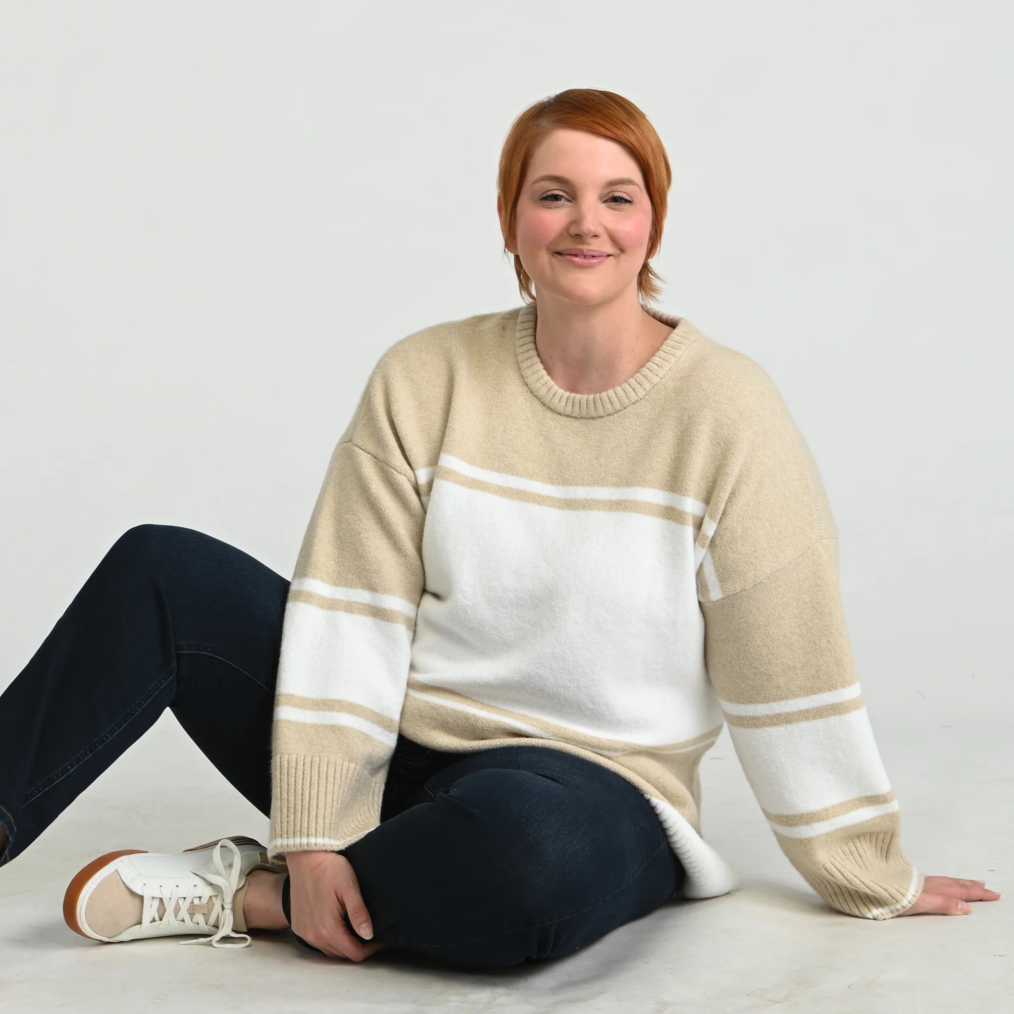 Stripe Crew Neck Sweater - Image 6